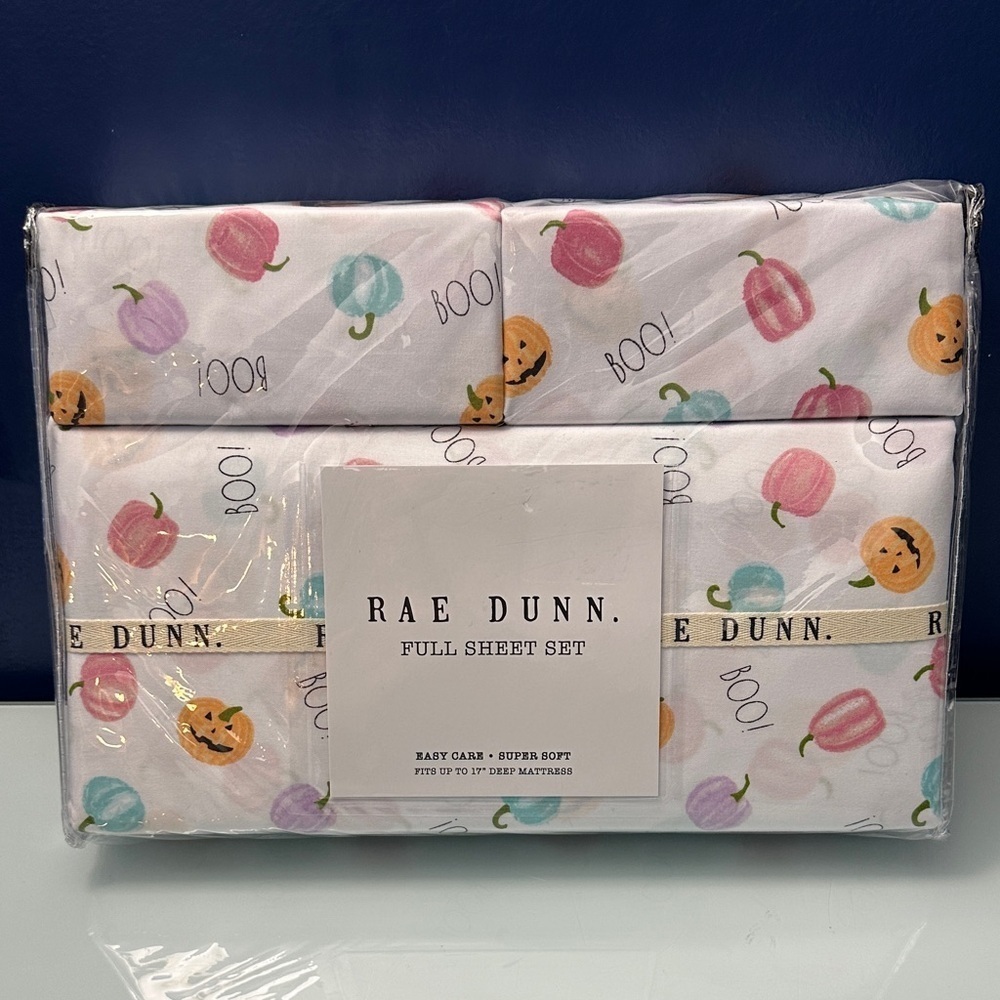 NWT Rae Dunn Halloween Sheets